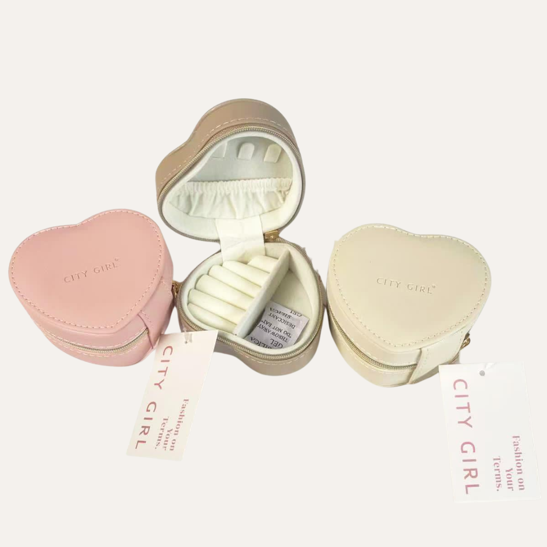 MINI CORAZON ORGANIZADOR DE JOYAS - CITY GIRL