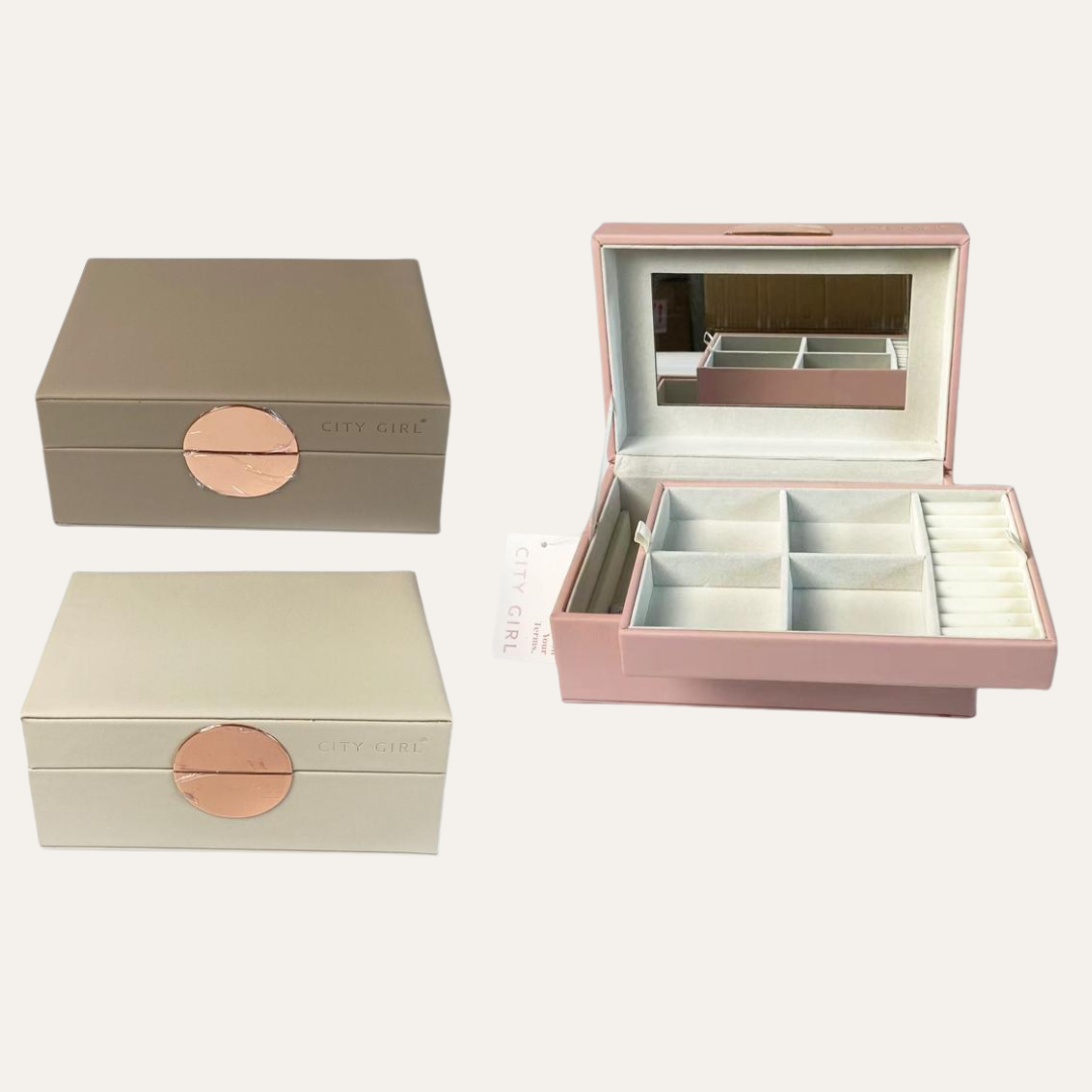 ORGANIZADOR DE JOYAS CON ESPEJO - CITY GIRL