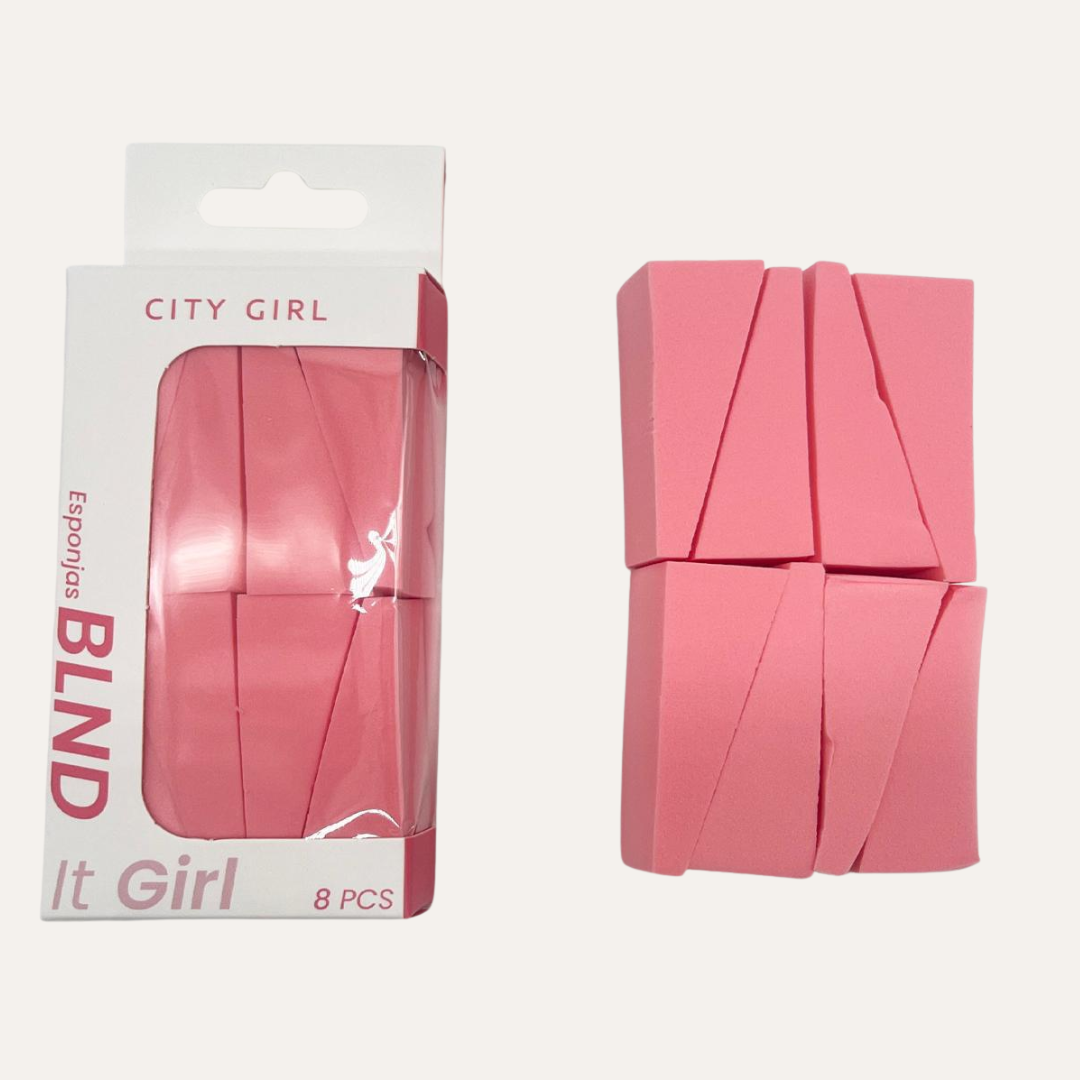 ESPONJAS DE MAQUILLAJE - CITY GIRL