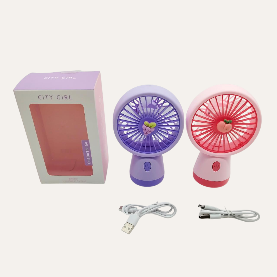 VENTILADOR PORTATIL - CITY GIRL