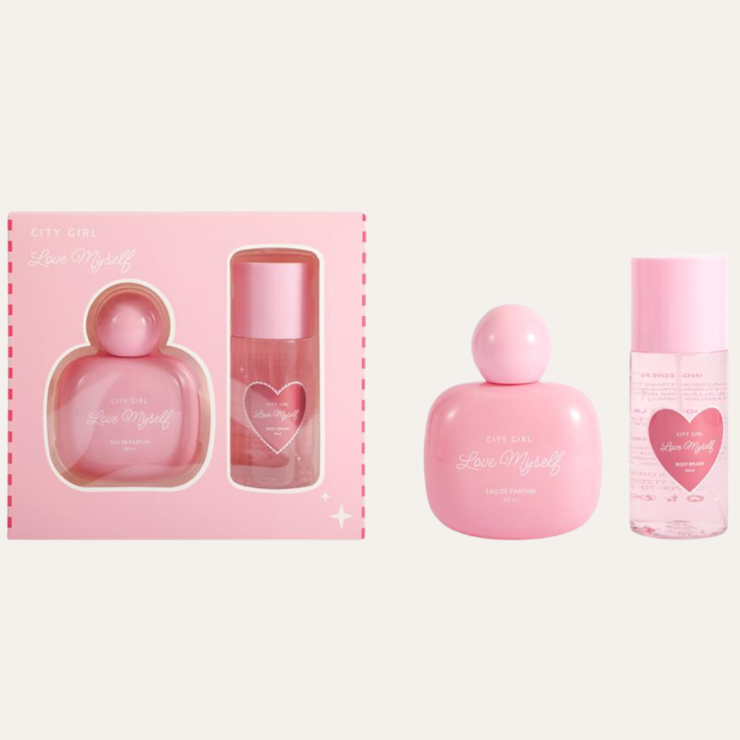 KIT DE PERFUME + BODY SPLASH LOVE MYSELF - CITY GIRL