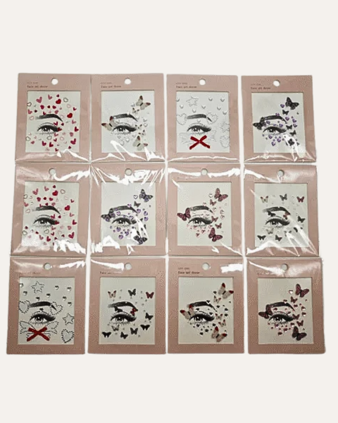 STICKERS PARA ROSTRO - CITY GIRL