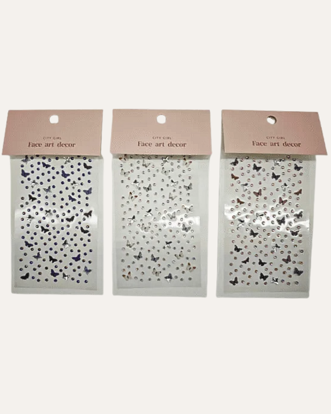 STICKER PARA ROSTRO - CITY GIRL