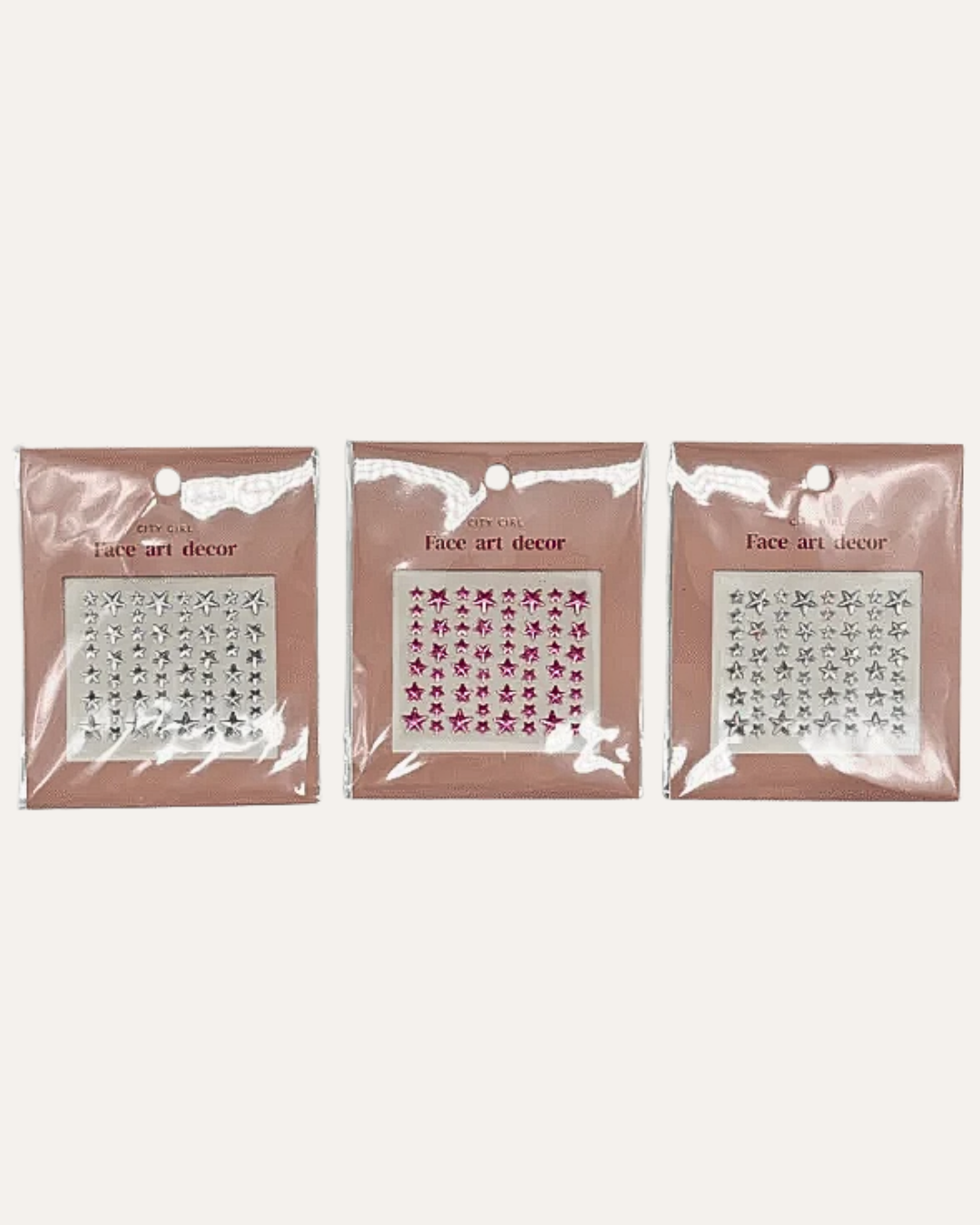 STICKER PARA ROSTRO ESTRELLAS - CITY GIRL