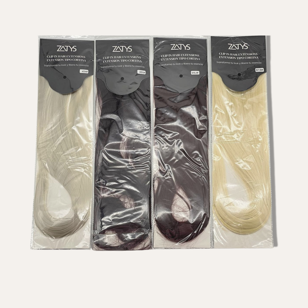 EXTENSION DE CABELLO CORTINA CON CLIP - ZATYS