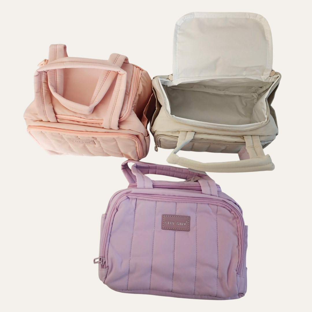 PORTACOSMTICO TIPO LUNCHERA - CITY GIRL