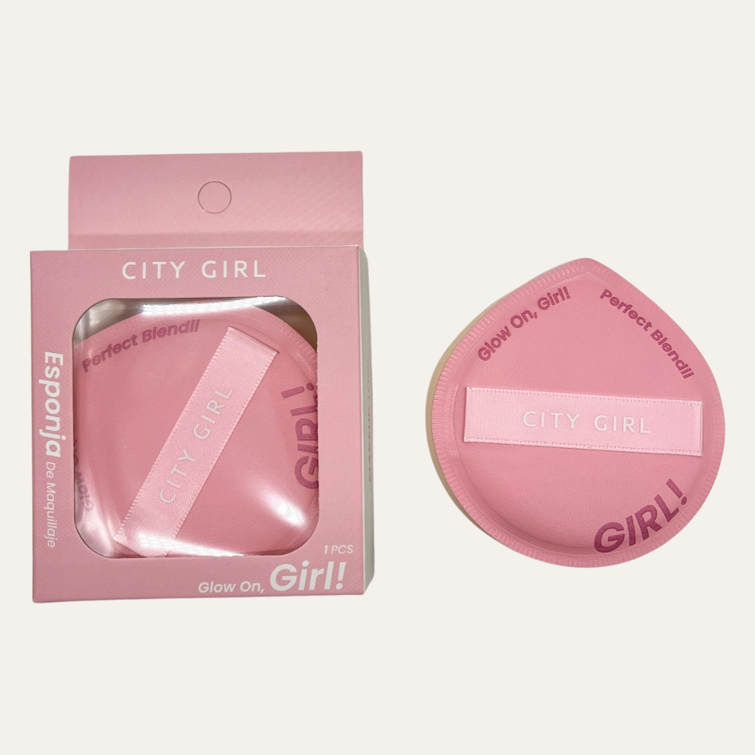 ESPONJA DE MAQUILLAJE GLOW ON - CITY GIRL