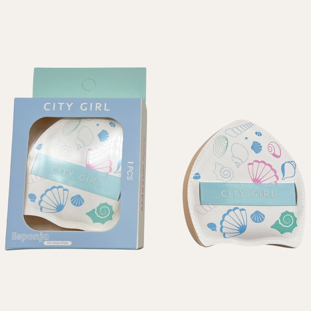 ESPONJA DE MAQUILLAJE ALMEJAS - CITY GIRL