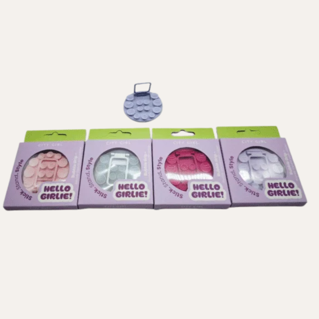 ACCESORIO PARA CELULAR BUBBLE GRIP - CITY GIRL