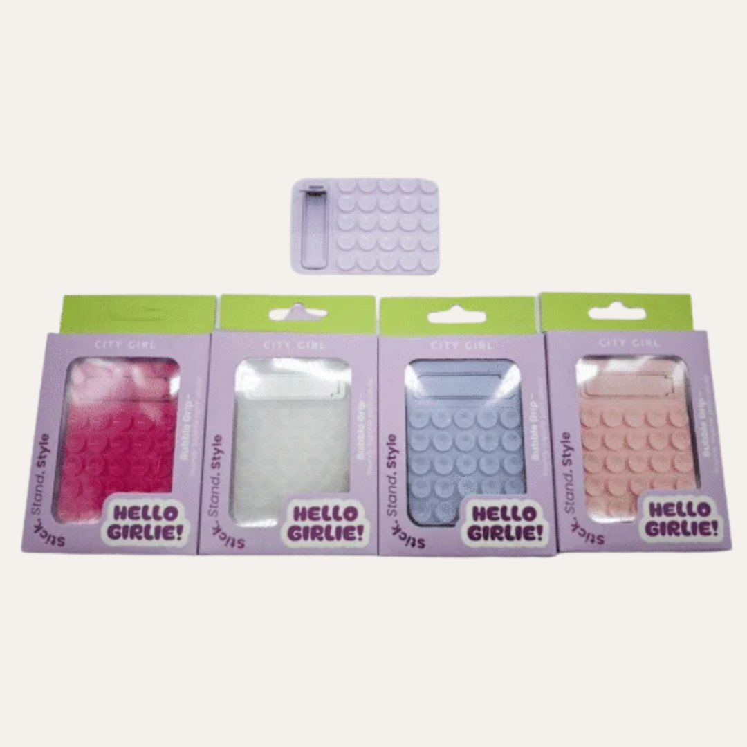 ACCESORIO PARA CELULAR BUBBLE GRIP - CITY GIRL