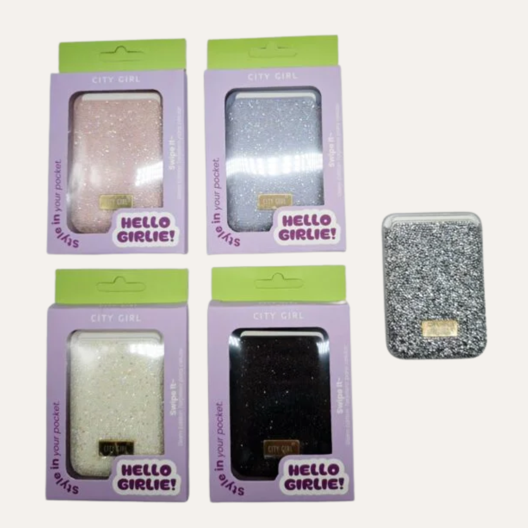 ACCESORIO PARA CELULAR TARJETERO - CITY GIRL