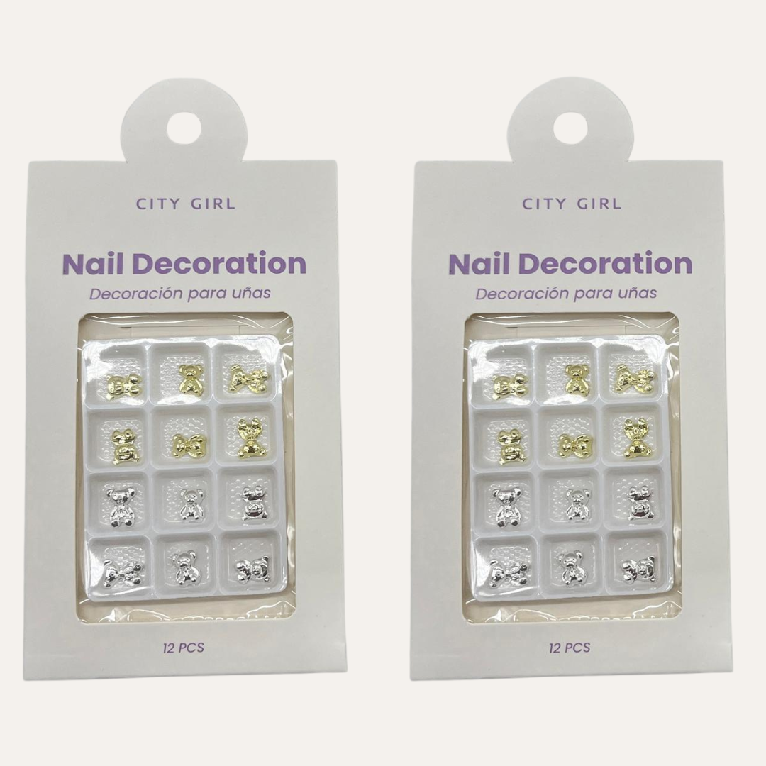 DECORACION PARA UÑAS OSITOS - CITY GIRL