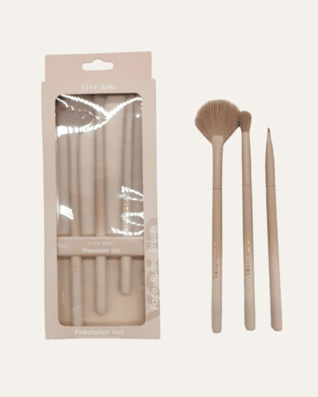 SET DE BROCHAS PARA DIFUMINAR CITY GIRL – 3PCS