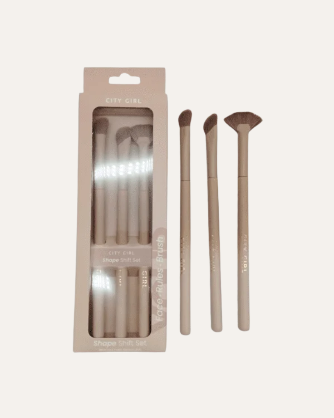 SET DE BROCHAS PARA CONTORNO CITY GIRL – 3PCS