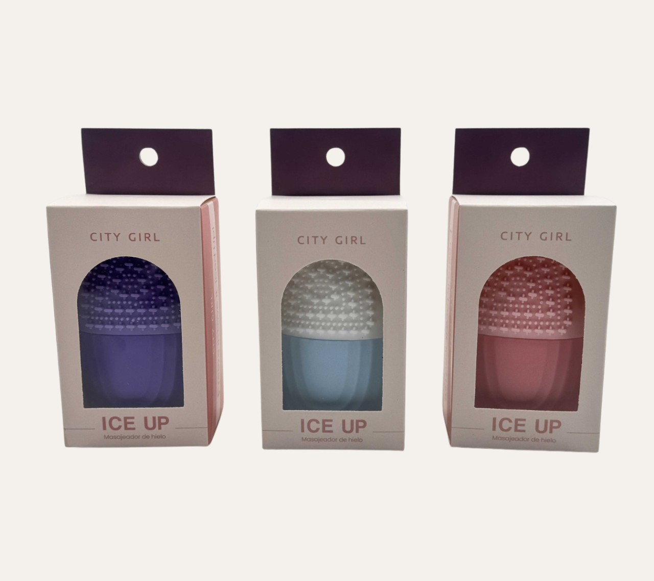 MASAJEADOR FACIAL DE SILICONA - CITY GRIL