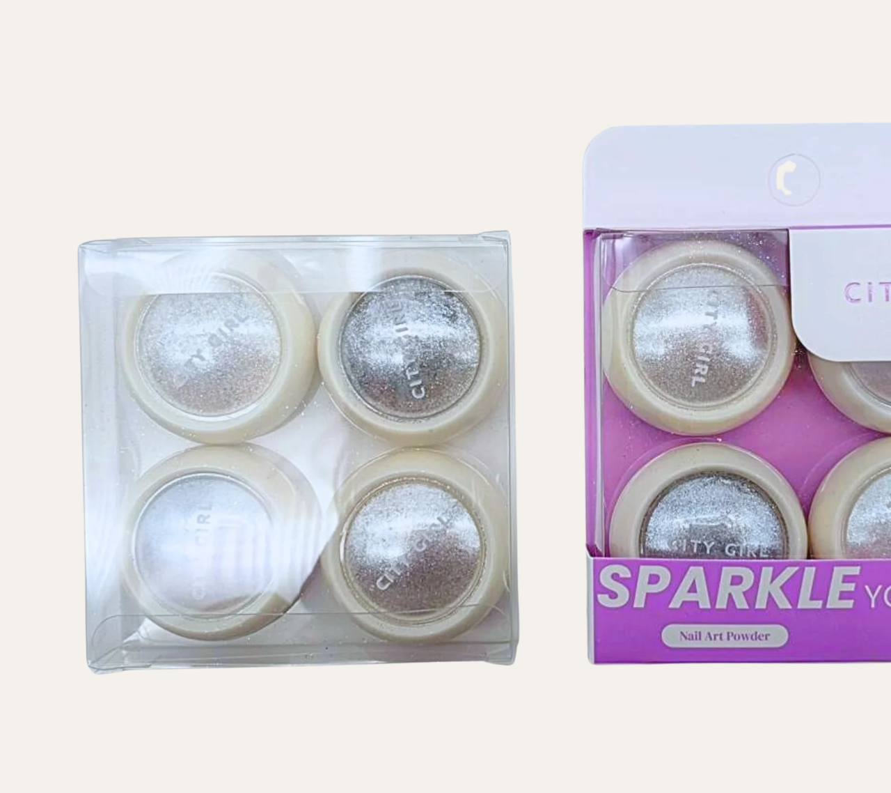 POLVOS AURA PARA LAS UÑAS - CITY GIRL