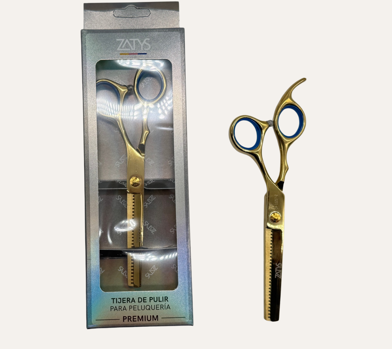Tijera De Pulir Dorada 6 Pulgadas- Zatys