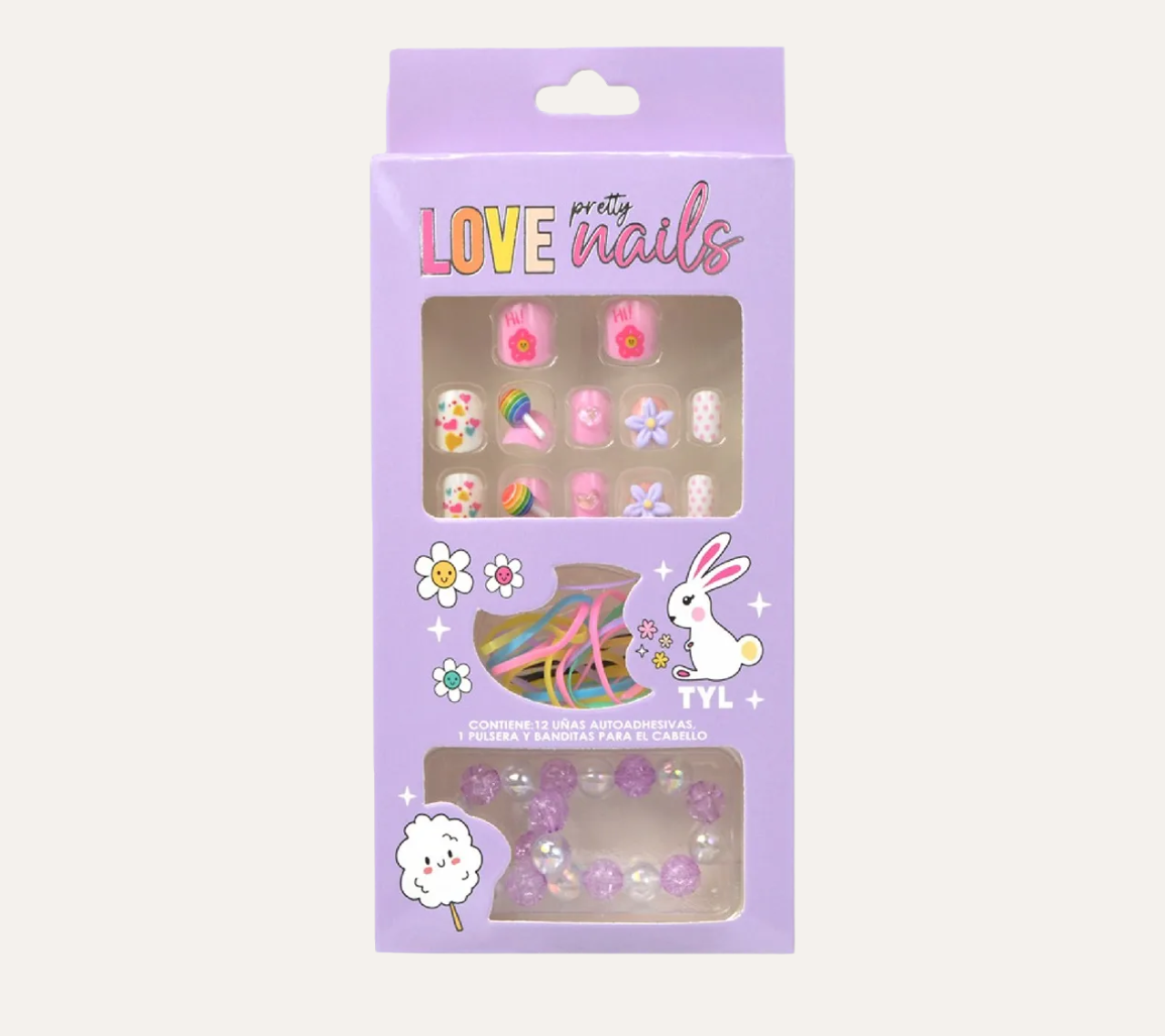 KIT DE UÑAS POSTIZAS PARA NENAS - OTROS