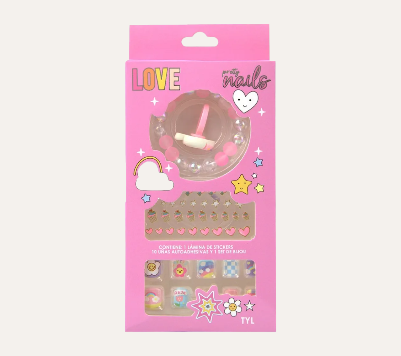 KIT DE UÑAS POSTIZAS PARA NENAS - OTROS