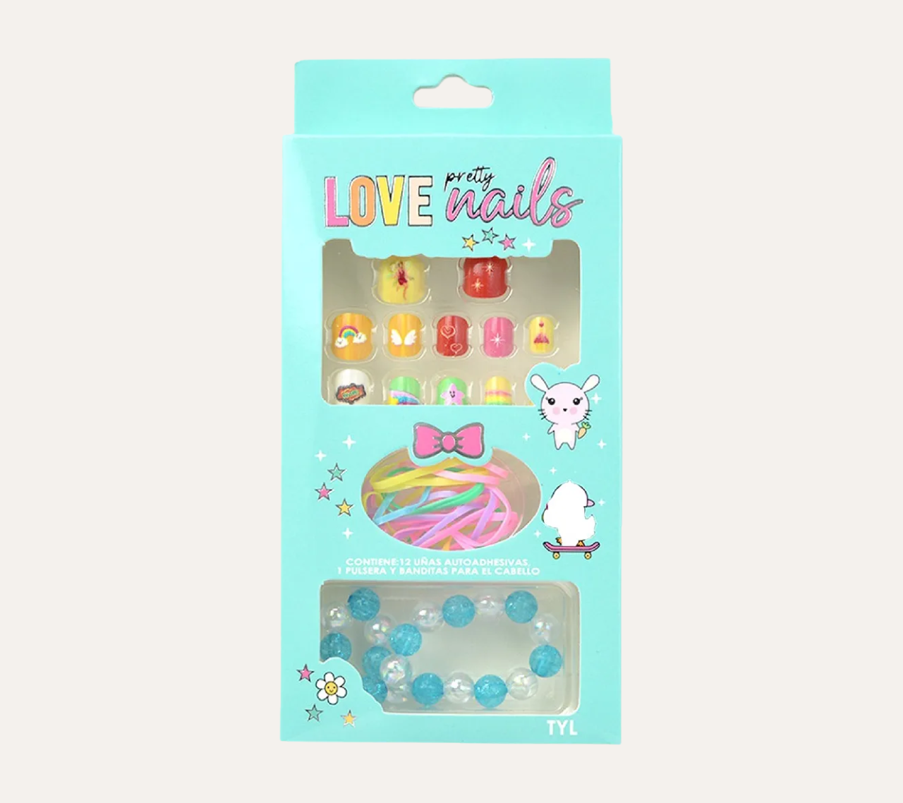 KIT DE UÑAS POSTIZAS PARA NENA - OTROS