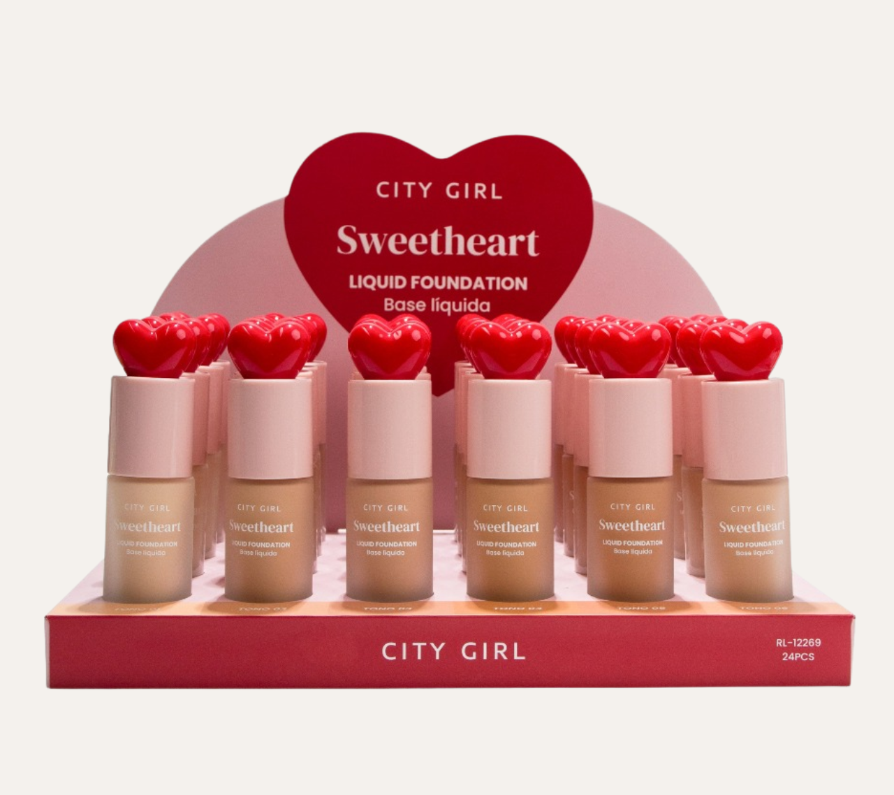 BASE LIQUIDA SWEETHEART - CITY GIRL