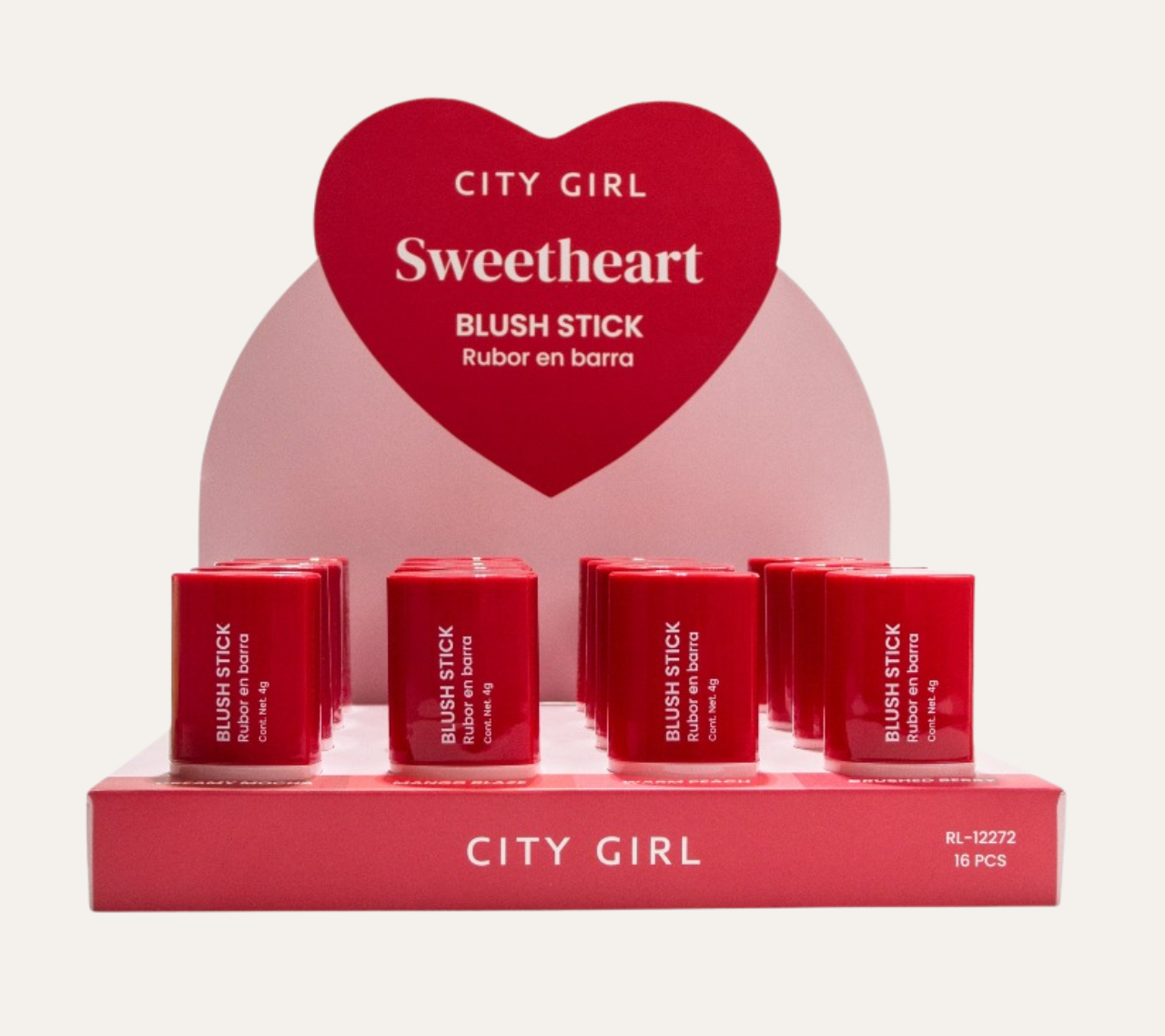 RUBOR EN BARRA SWEETHEART - CITY GIRL