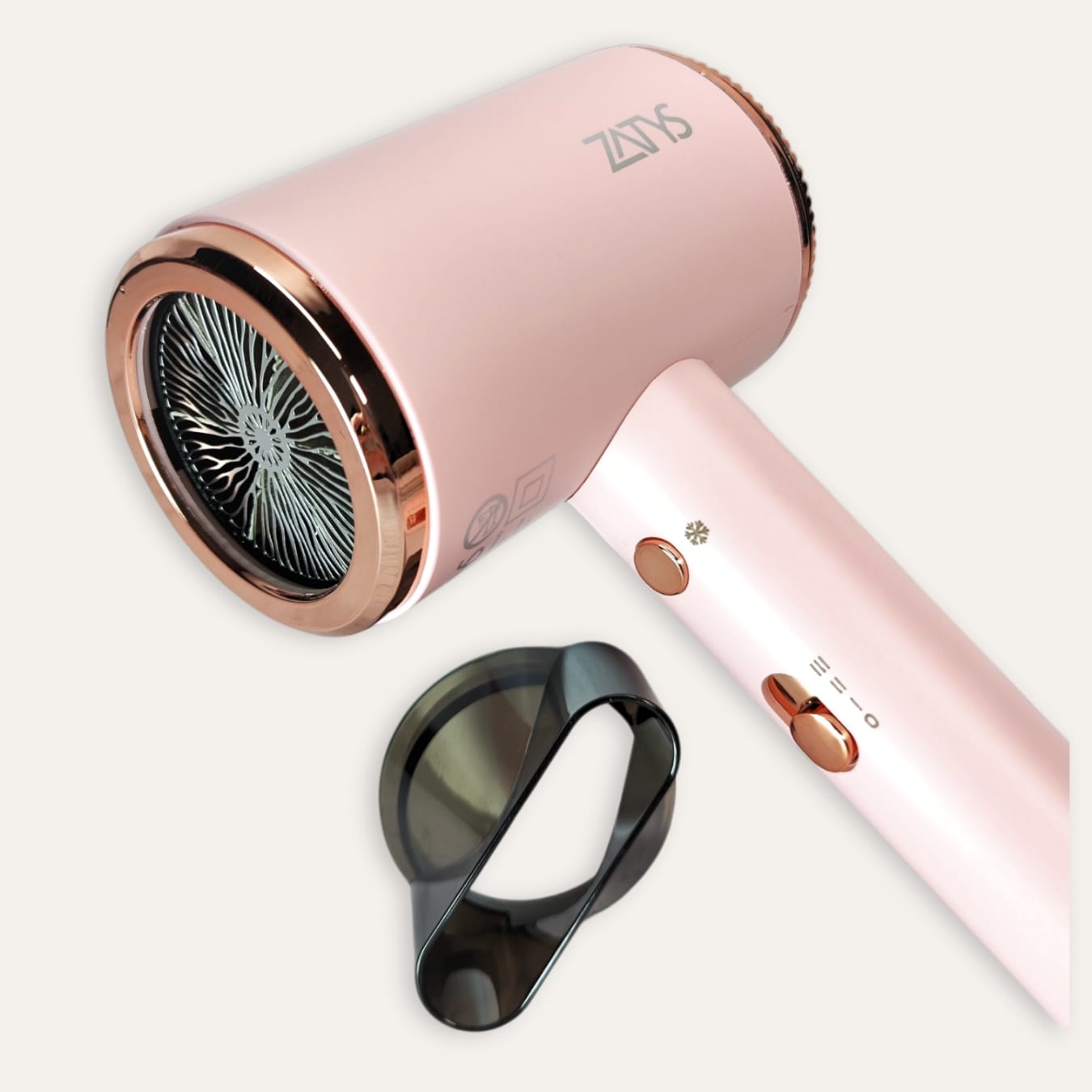 SECADOR DE CABELLO ROSE LUXE - ZATYS - Imagen 2