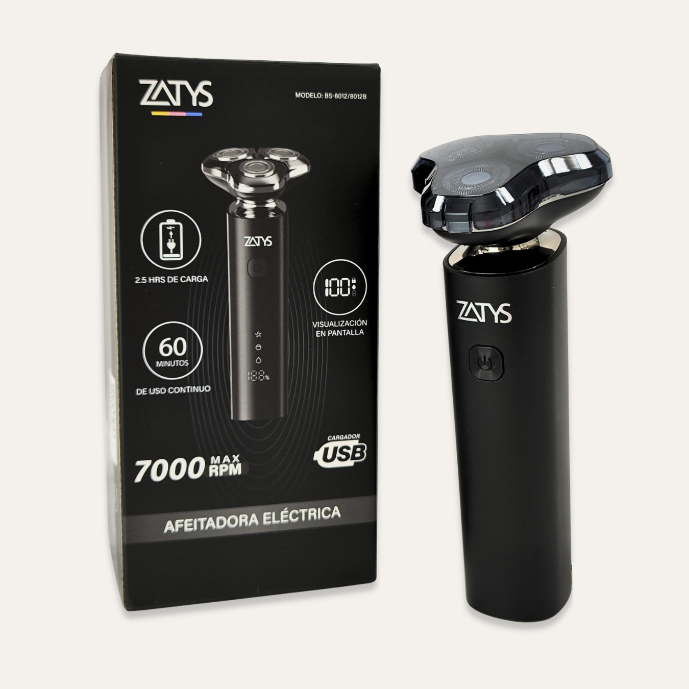 AFEITADORA TRIPLE BLADE ELECTRIC - ZATYS