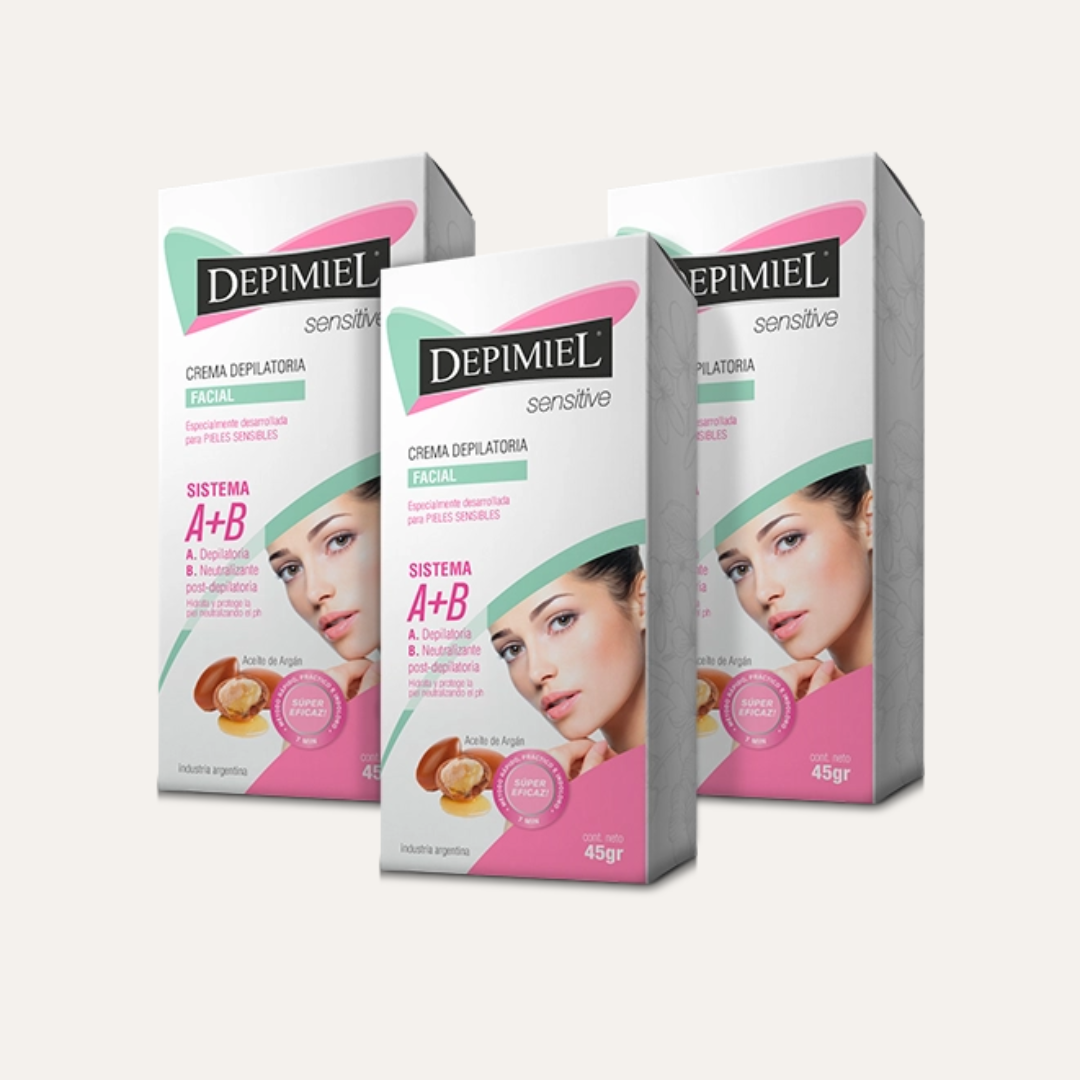 CREMA DEPILATORIA FACIAL SISTEMA A+B 45GR - DEPIMIEL