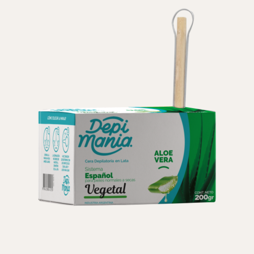 DEPI MANIA CERA EN LATA DE ALOE VERA 200GR - DEPIMIEL