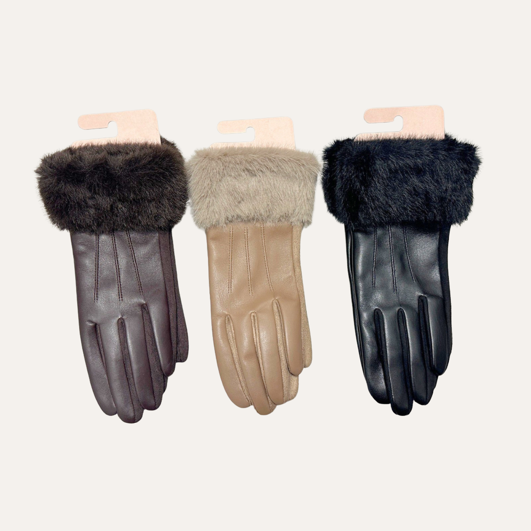 GUANTES TIPO CUERINA - CITY GIRL