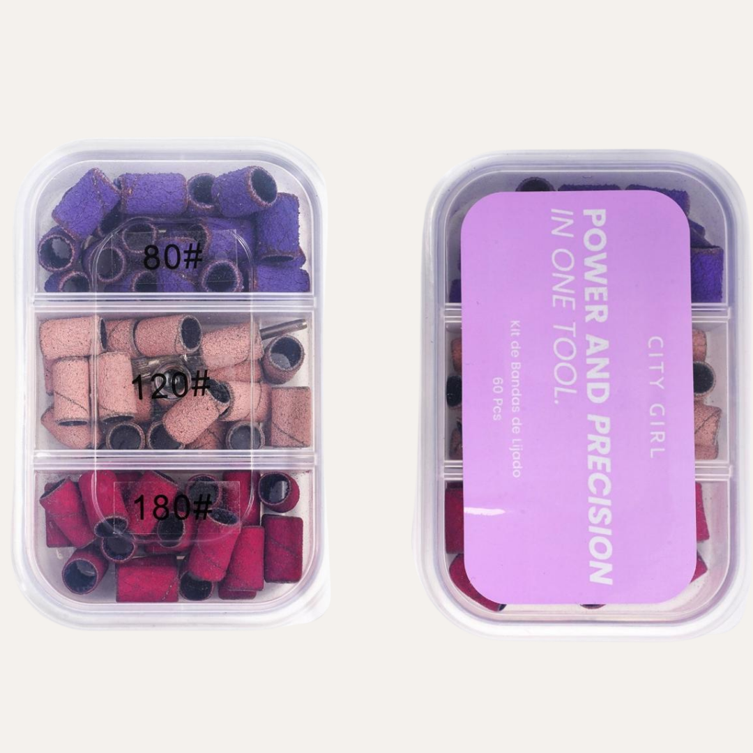 KIT DE BANDAS DE LIJADO 60PCS - CITY GIRL