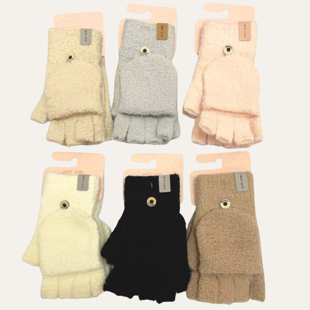 GUANTES PARA INVIERNO DOBLE - CITY GIRL