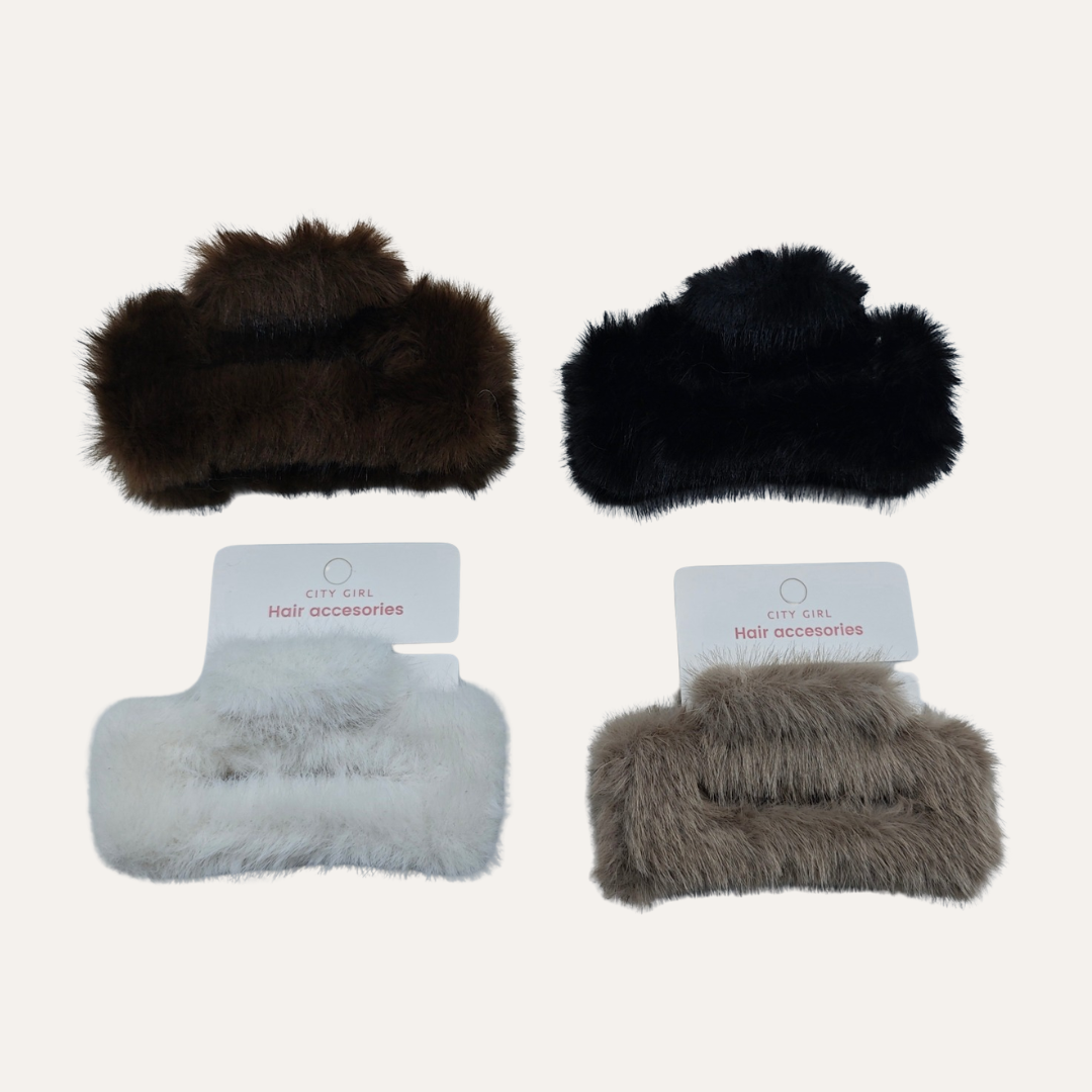 BROCHE DE PELO PELUCHE - CITY GIRL
