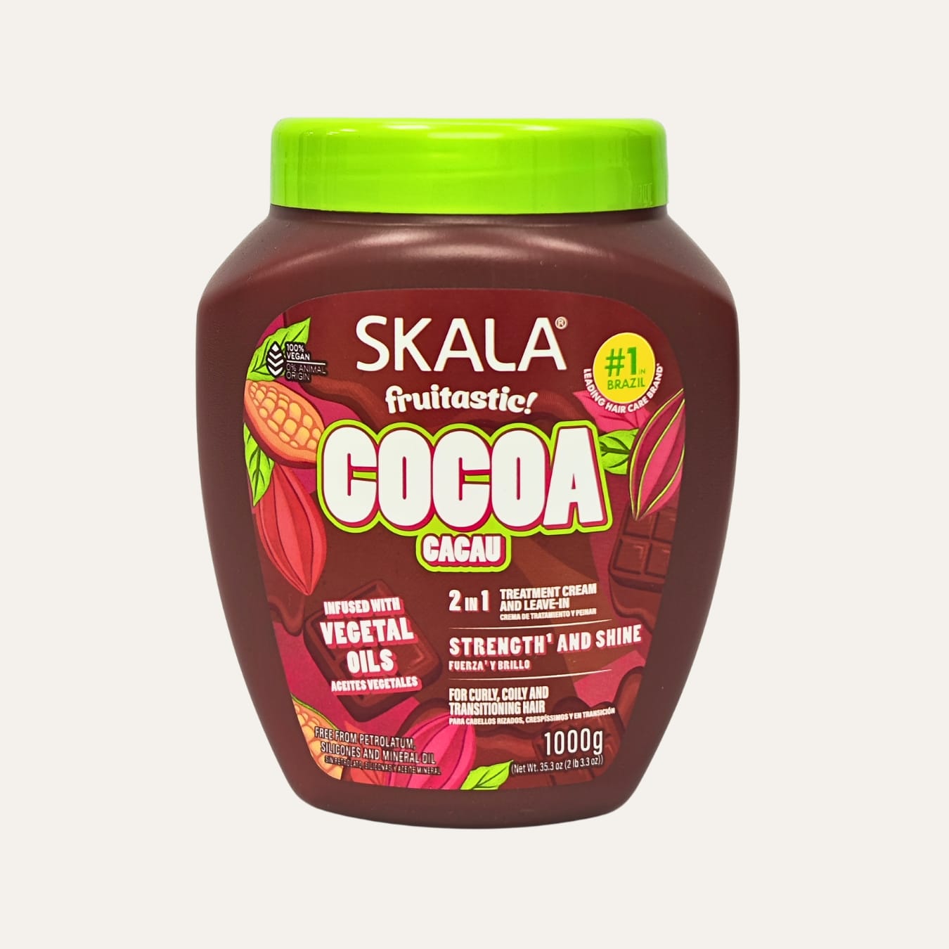 CREA DE PEINAR 2 EN 1 COCOA PARA CABELLOS RIZADOS- SKALA