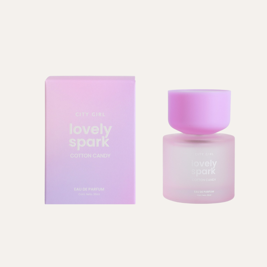 PERFUME LOVELY SPARK COTTON CANDY 30ML - CITY GIRL