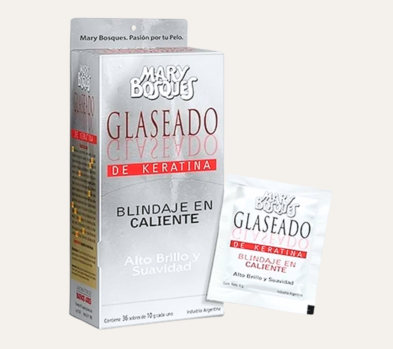 GLASEADO DE KERATINA- BLINDAJE EN CALIENTE - MARY BOSQUES