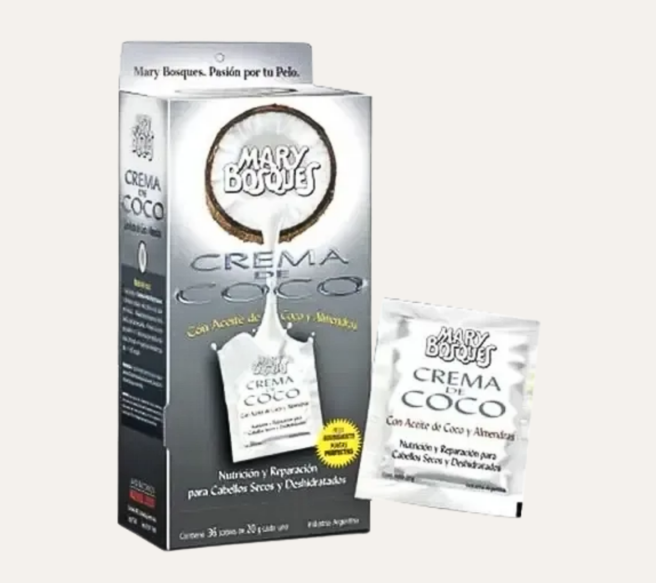 CREMA DE COCO Y ALMENDRAS - NUTRICION Y REPACION - MARY BOSQUES
