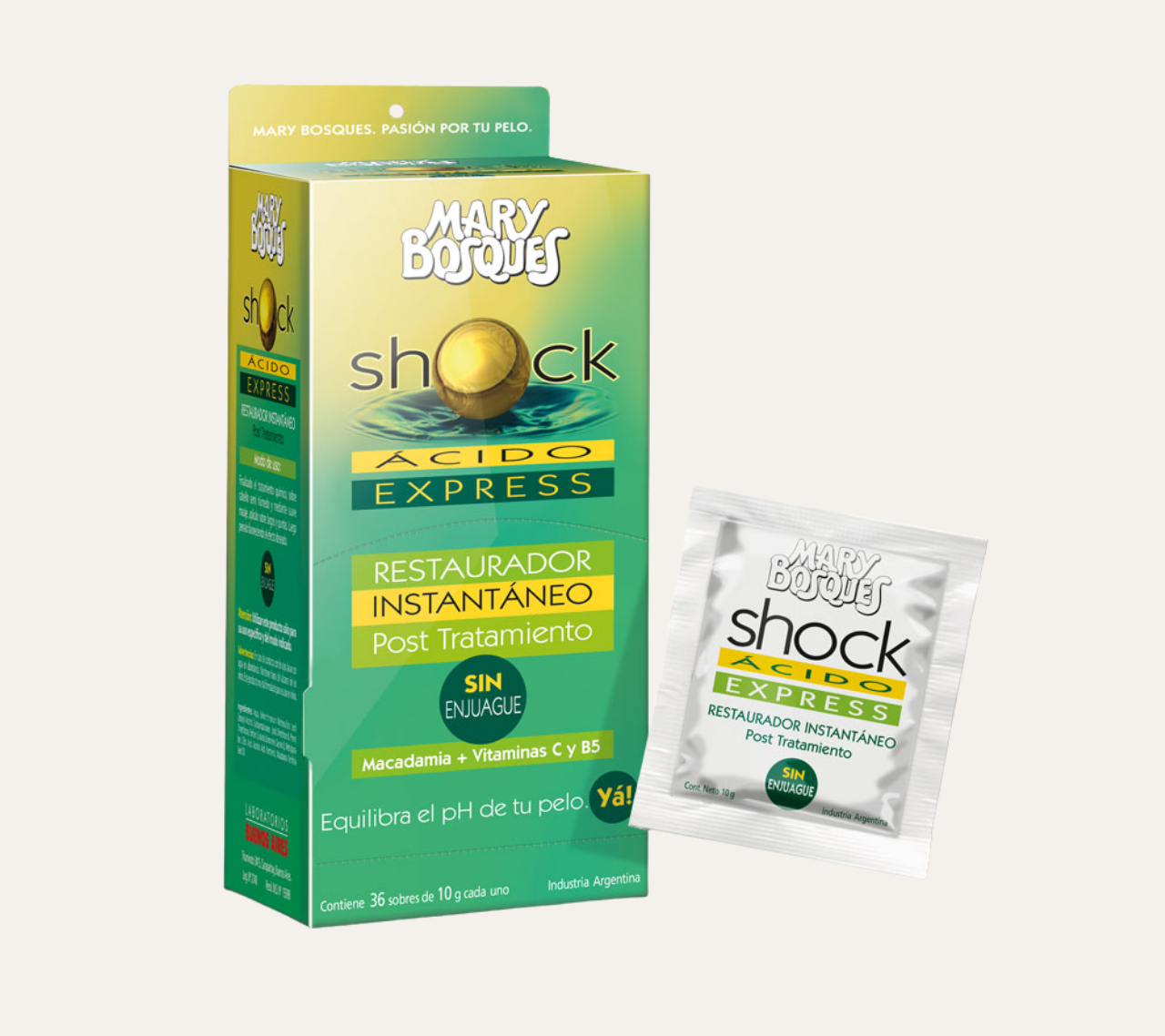 SHOCK ACIDO EXPRESS - RESTAURADOR INSTANTANEO - MARY BOSQUES