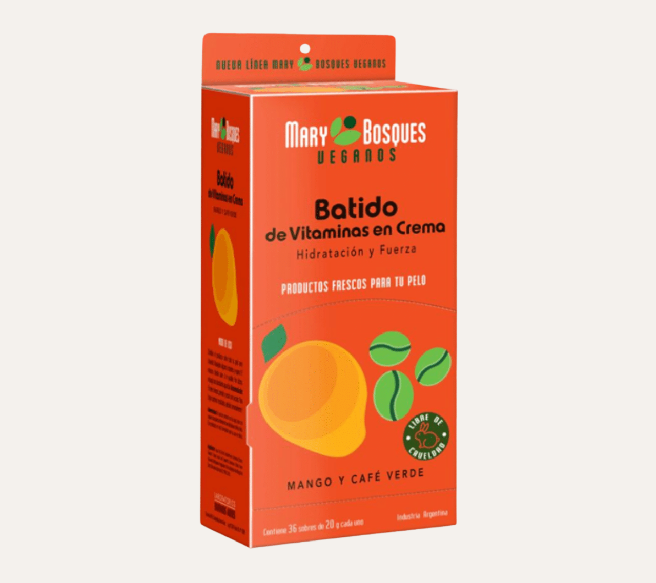 MANGO Y CAFE VERDE - HIDRATACION Y FUERZA - MARY BOSQUES