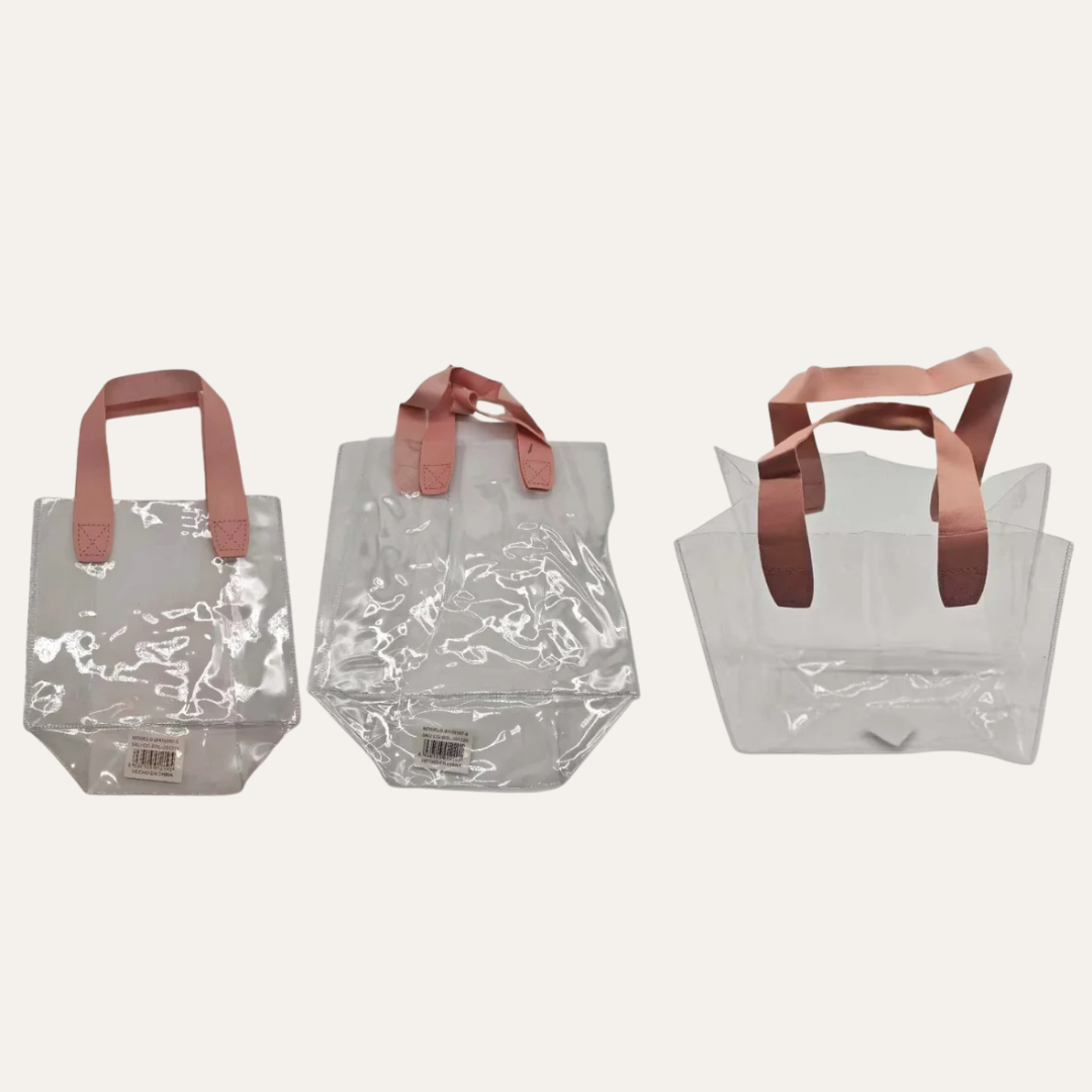 BOLSA TRANSPARENTE CON MANIJA LISA - CITY GIRL