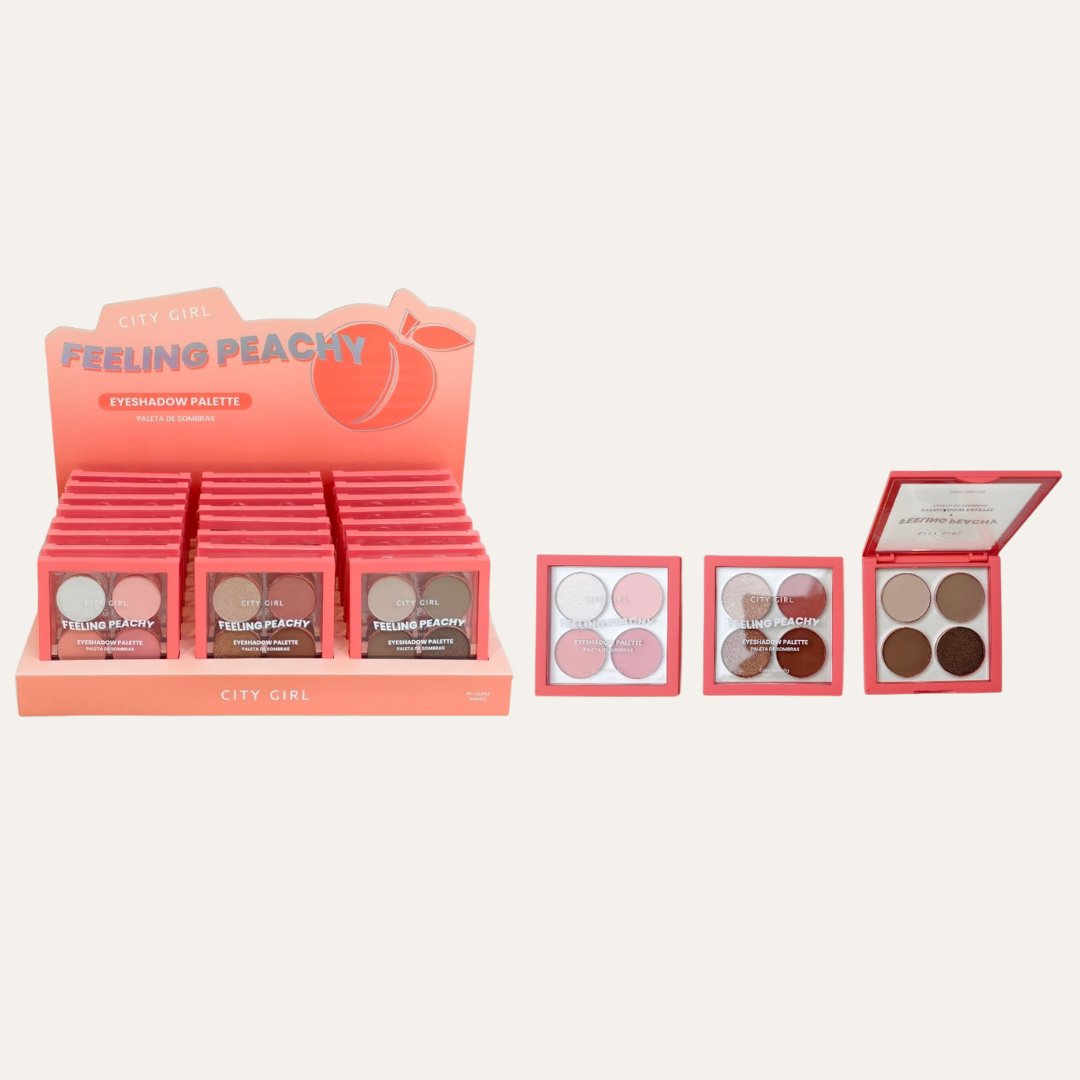 PALETA DE SOMBRAS FEELING PEACHY - CITY GIRL