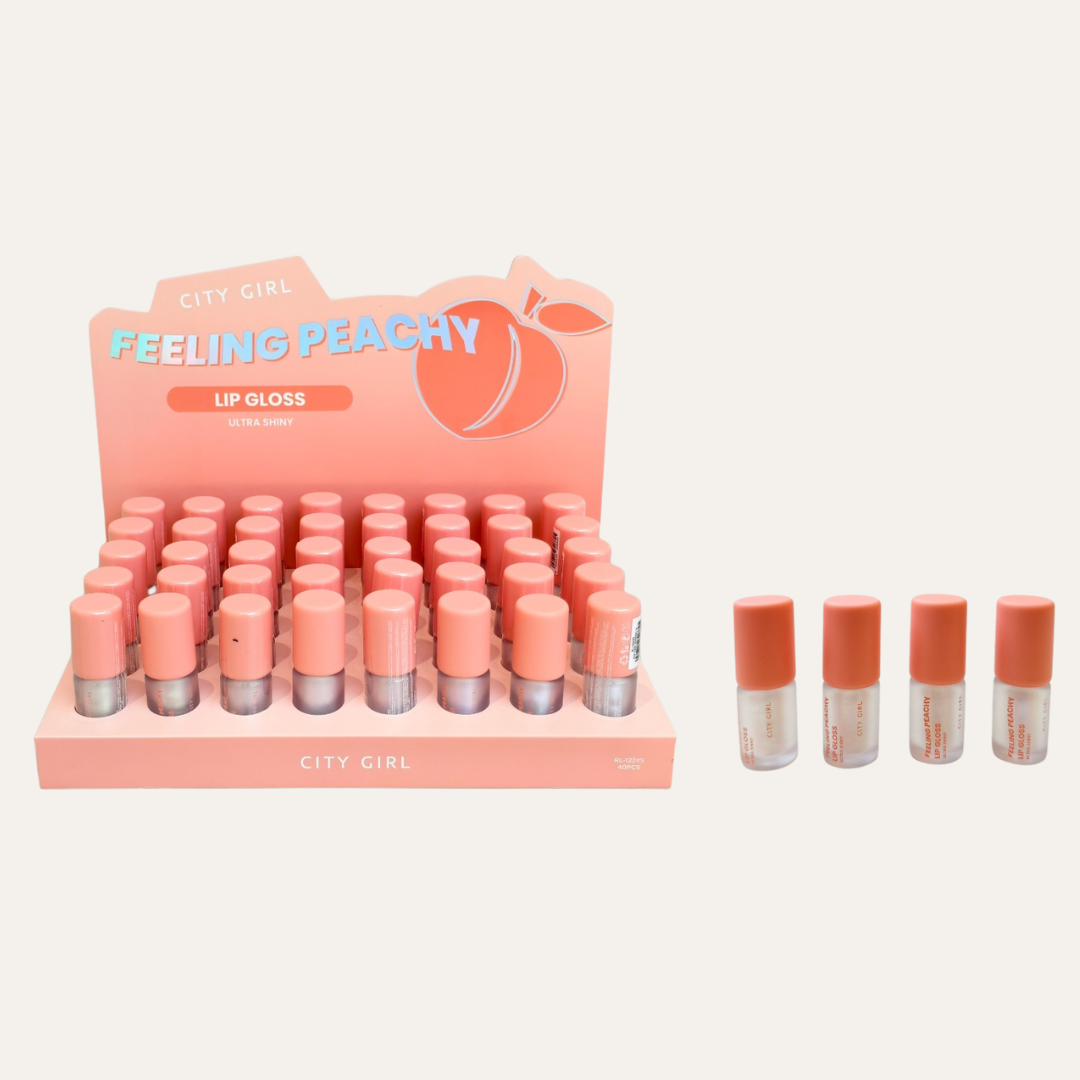 LIP GLOSS ULTRA SHINY FEELING PEACHY - CITY GIRL