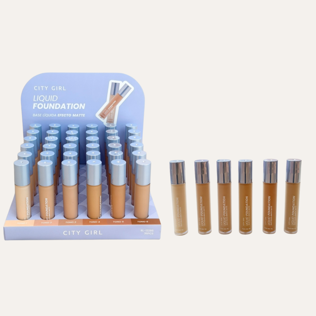 BASE LIQUIDA EFECTO MATTE - CITY GIRL