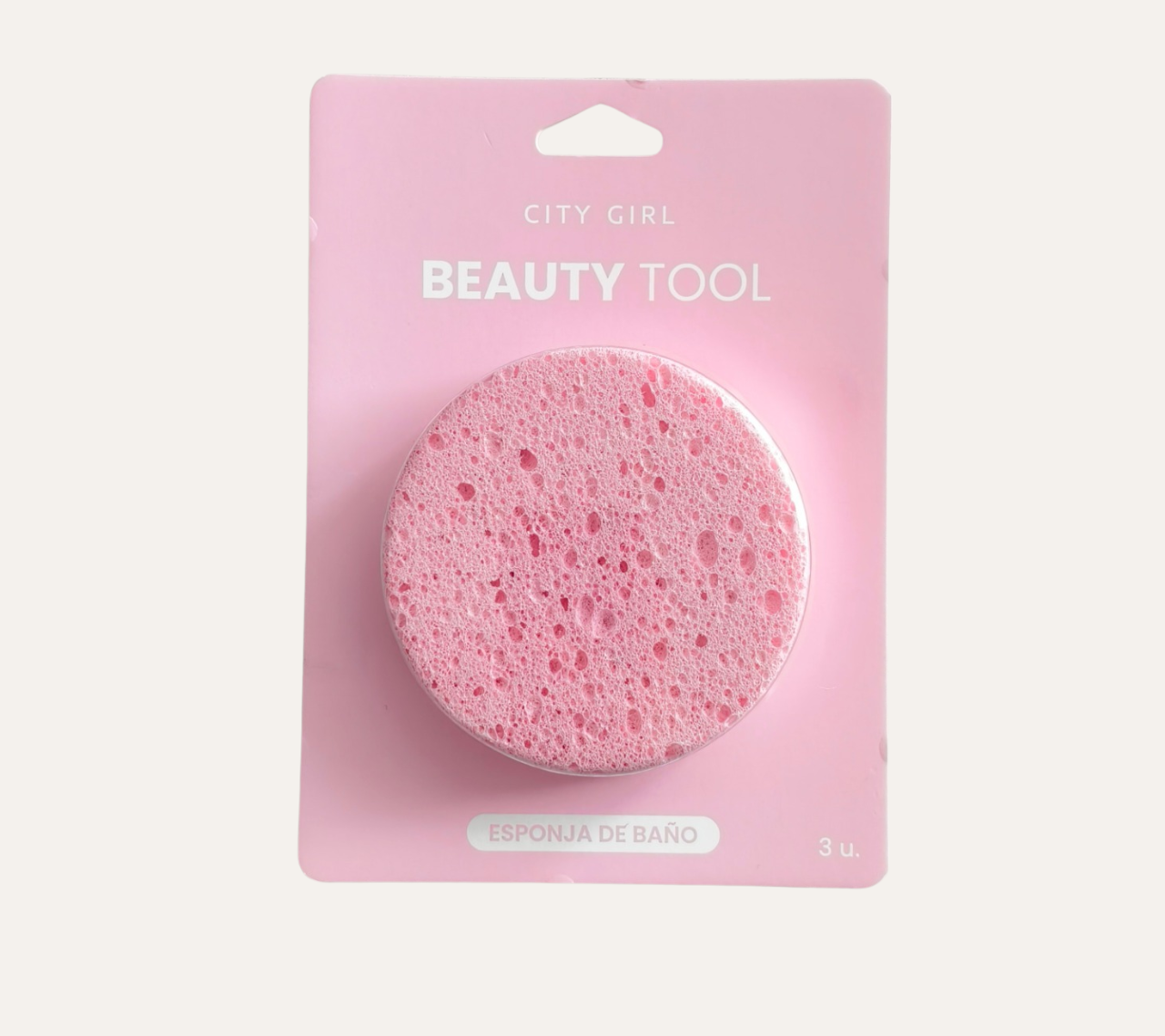ESPONJA DE LIMPIEZA FACIAL 3U - CITY GIRL