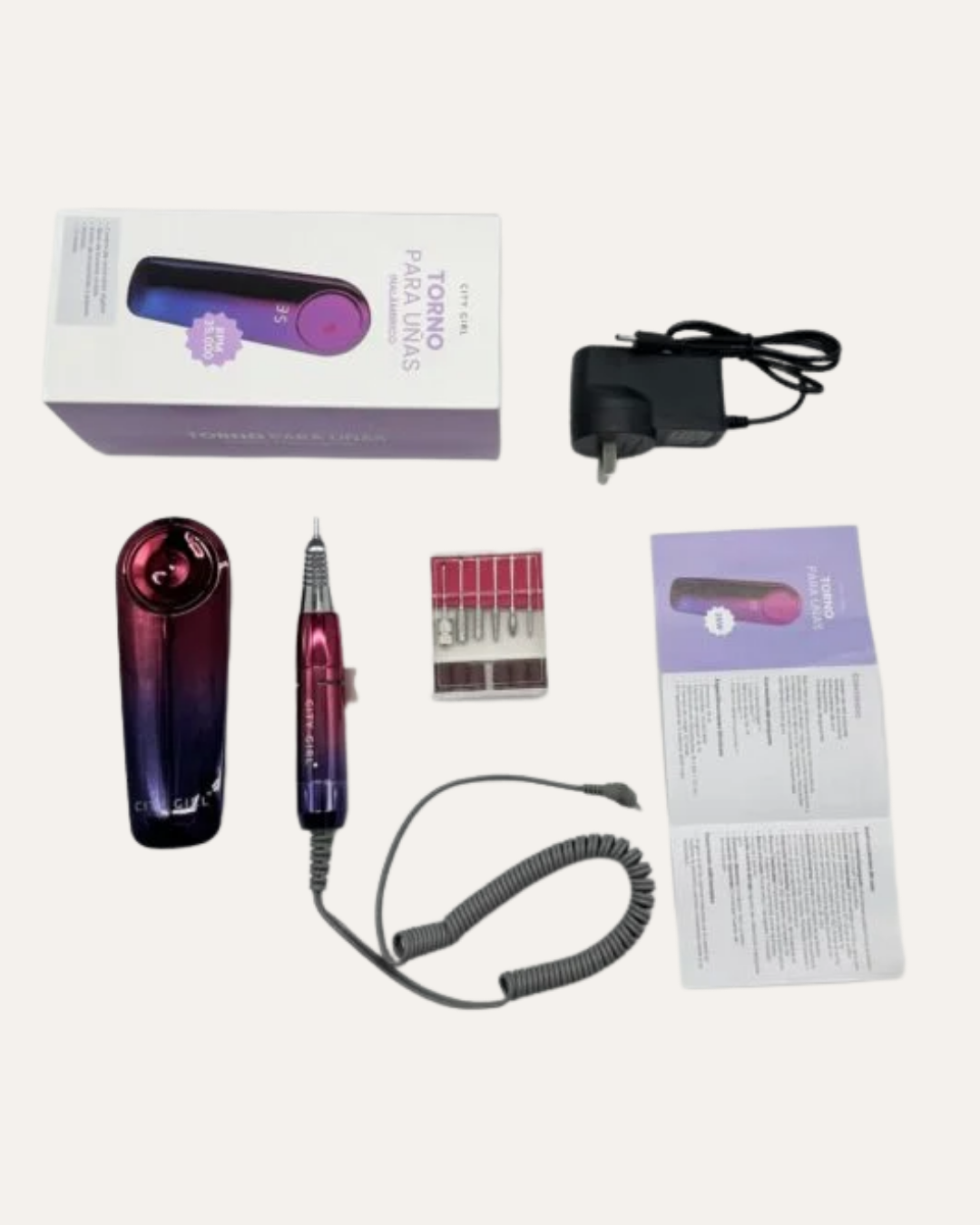 TORNO PARA UÑAS 25W - CITY GIRL