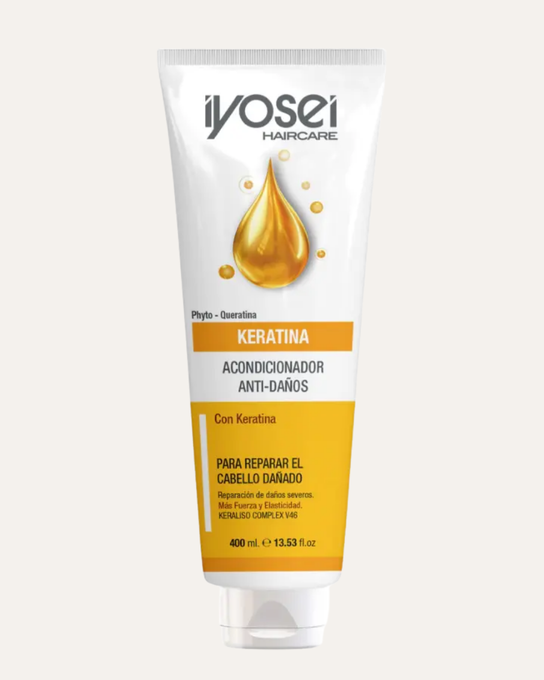 ACONDICIONADOR ANTI-DAÑOS KERATINA 400ML - IYOSEI