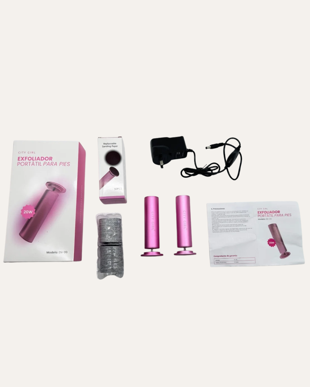 EXFOLIADOR PARA PIES 20W - CITY GIRL