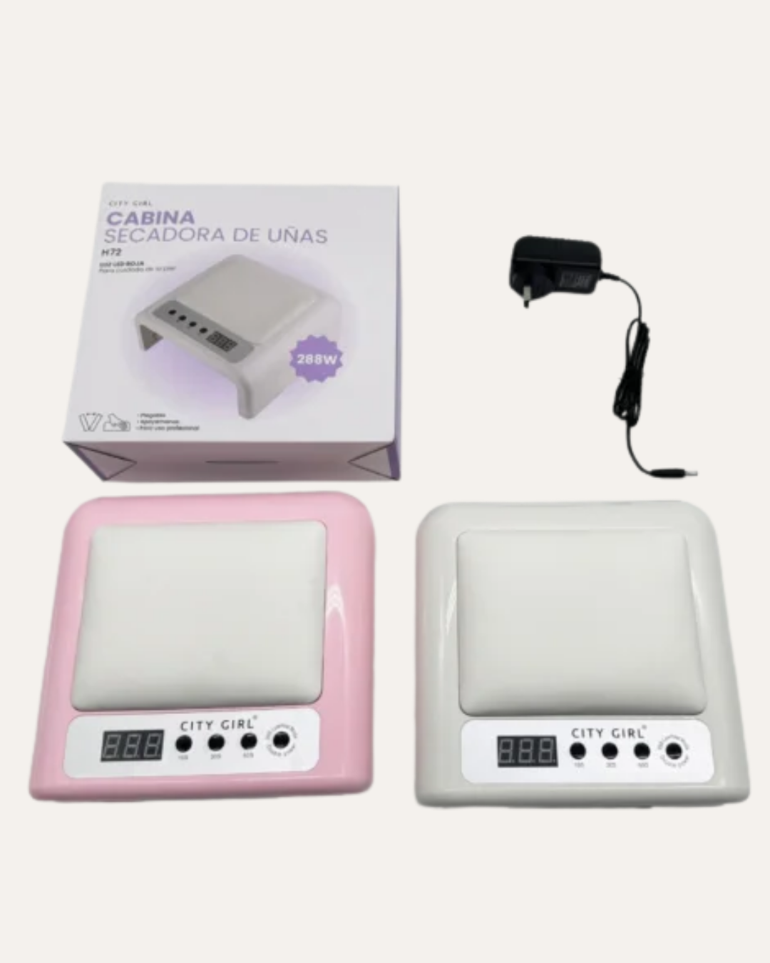 CABINA PARA UÑAS LED/UV 288W - CITY GIRL