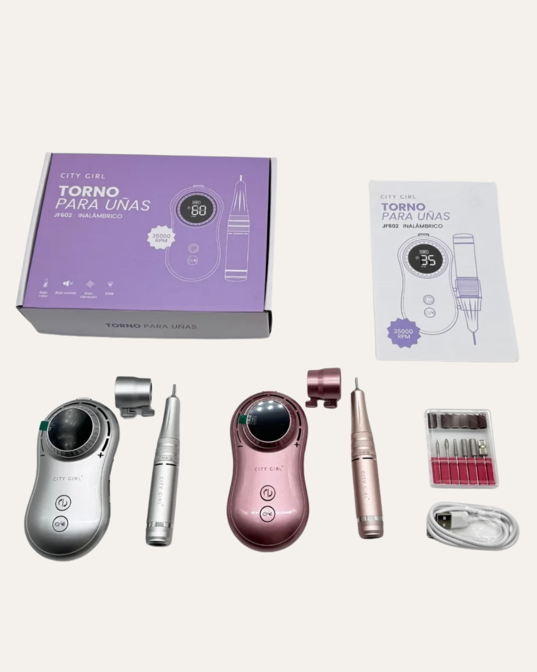 TORNO PARA UÑAS 20W - CITY GIRL